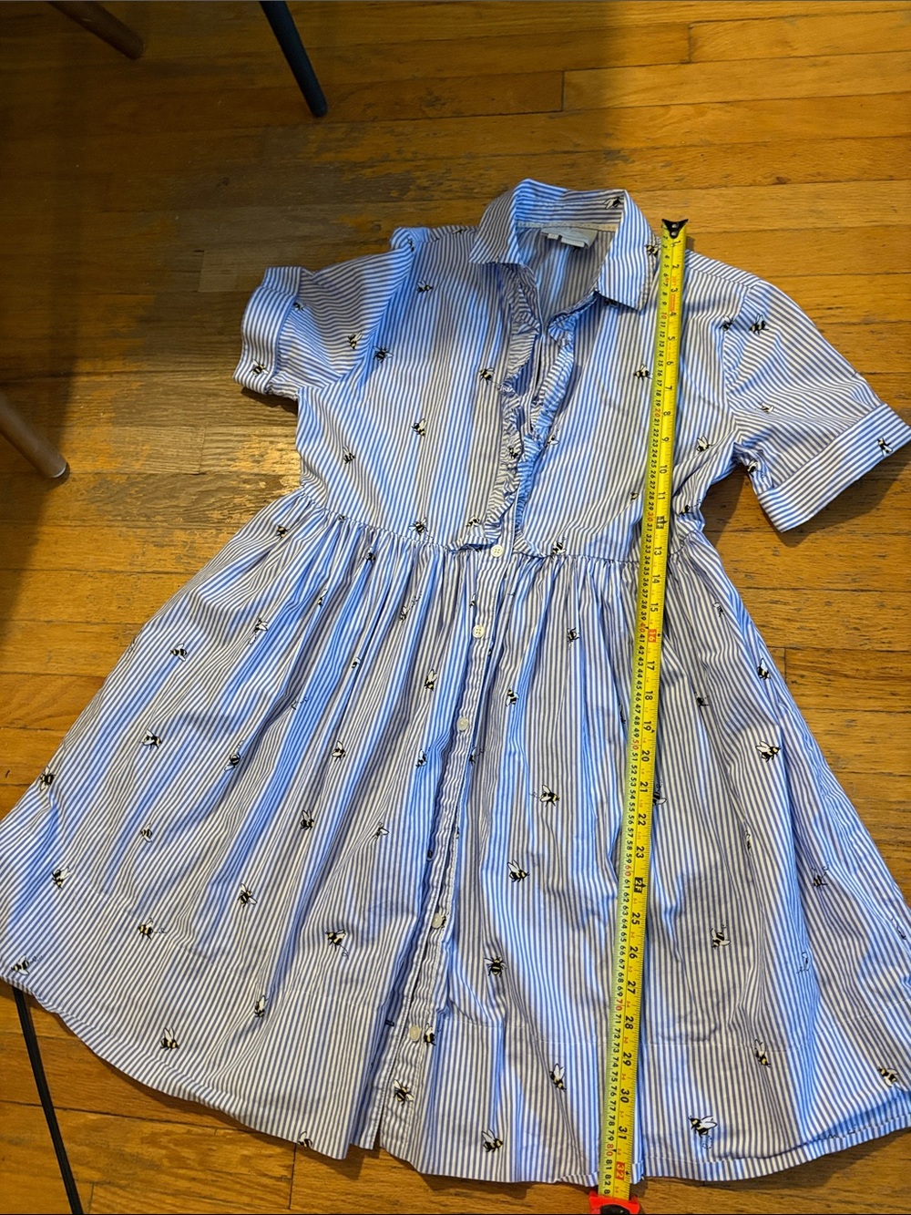 Kate Spade Blue Striped Mini Dress